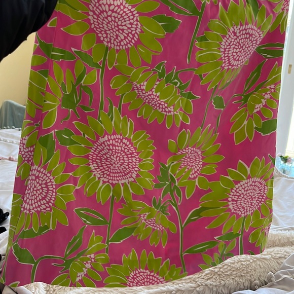 Lilly Pulitzer Skirt White Label Vintage Pink Green Size 0 fits like  6💕 - Picture 4 of 5